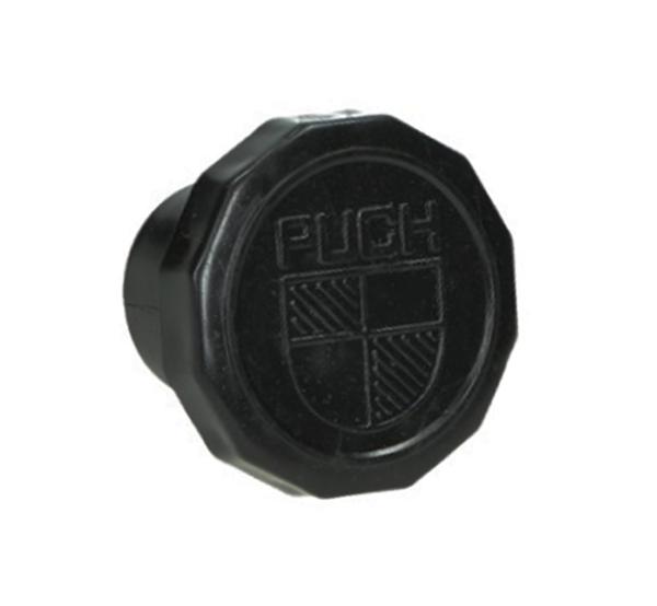 Tankdeckel 30mm schwarz mit "PUCH" Logo